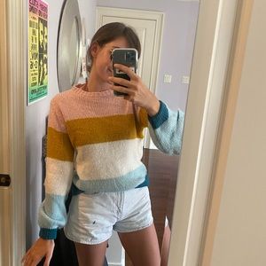 Topshop Striped Sweater size 2